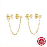 Round Pearl Sterling Silver Earrings for Women Wedding Party