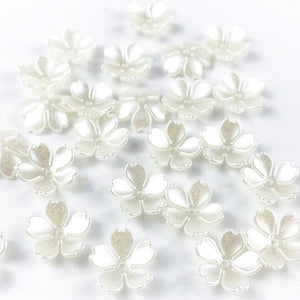 100pcs Pearl Beads Jewelry Making Findings Caps Needlework Diy