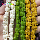 20pcs Elephant Coral Beads Jewelry Making 12/14mm