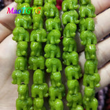 20pcs Elephant Coral Beads Jewelry Making 12/14mm