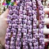 20pcs Elephant Coral Beads Jewelry Making 12/14mm