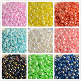 3-12mm AB Pearl Non Hotfix Flat Back Glitters for Nail Art DIY