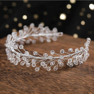 Beaded Bridal Hairband Tiara Wedding Headpiece