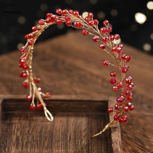 Beaded Bridal Hairband Tiara Wedding Headpiece