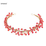 Beaded Bridal Hairband Tiara Wedding Headpiece