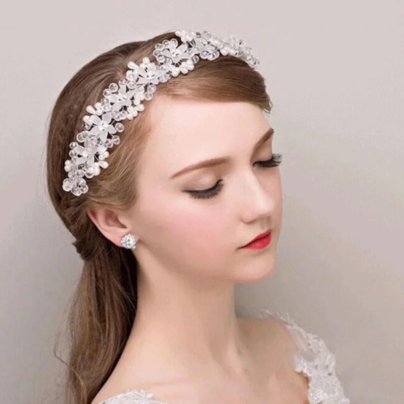 Bridal Hair Accessories Crystal-Leaf Tiara Gift