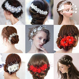 Bridal Hair Accessories Crystal-Leaf Tiara Gift