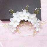 Bridal Hair Accessories Crystal-Leaf Tiara Gift