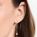 Tassel Pearl 925 Sterling Silver Earring Drop Earrings Gift