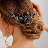 Pearl Rhinestone Wedding Hair Combs Hair Accessories For Women