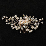 Pearl Rhinestone Wedding Hair Combs Hair Accessories For Women