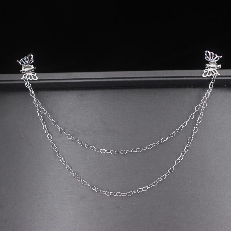 Butterfly Metal Tassel Hair Clip Girls Women Hairpin Hair Jewelry