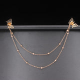 Butterfly Metal Tassel Hair Clip Girls Women Hairpin Hair Jewelry