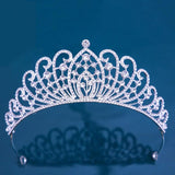 AB Crystal Tiara Crown Wedding Princess Rhinestone Bridal Crown