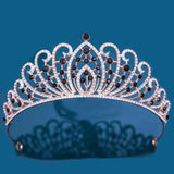 AB Crystal Tiara Crown Wedding Princess Rhinestone Bridal Crown