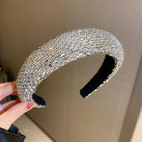 Zircon Baroque Hairbands Silver Rhinestone Headbands Women