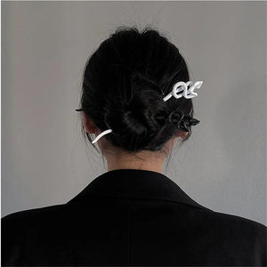 Snake Shape Hairpin Hip-hop Punk Style Hair Fork Women Jewelry Gift