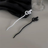 Snake Shape Hairpin Hip-hop Punk Style Hair Fork Women Jewelry Gift