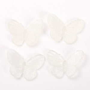 20pcs Big Butterfly Acrylic Pearl Charms Bead For Necklace Making