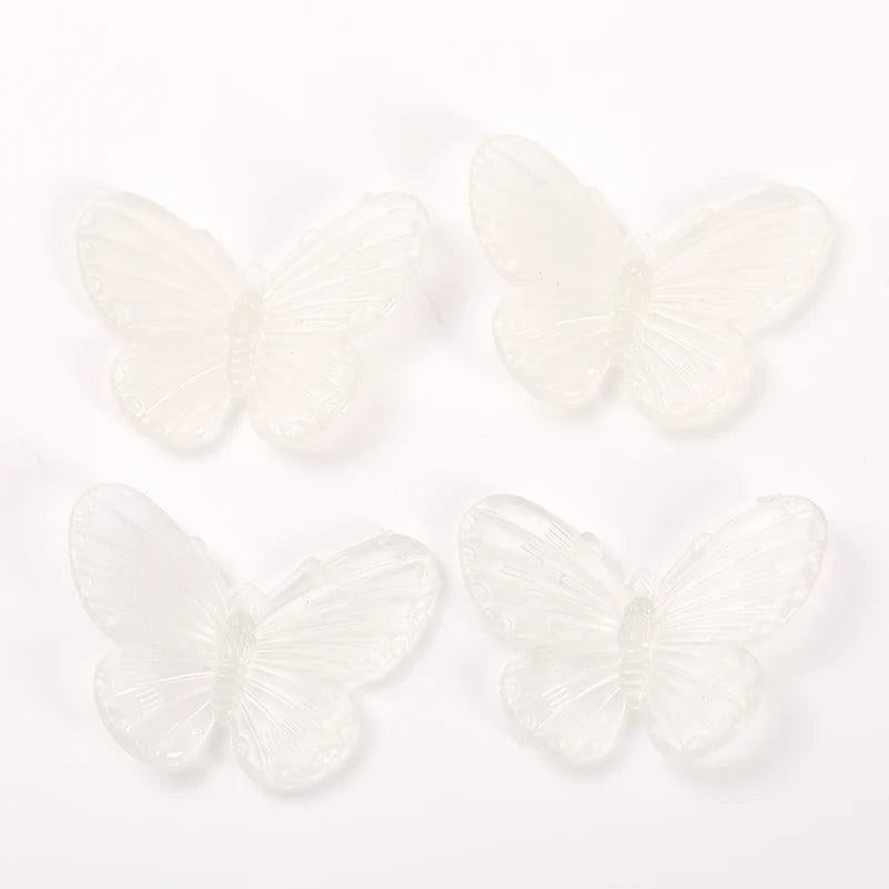 20pcs Big Butterfly Acrylic Pearl Charms Bead For Necklace Making
