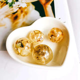 Acrylic Resin Beads Round Cylinder Earrings Pendant 4pcs