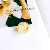 Acrylic Resin Beads Round Cylinder Earrings Pendant 4pcs