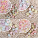 Frosted Medium Round Beads for DIY Jewelry Making