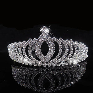 Bridal Crystal Tiara Headband for Women - Wedding Prom Princess Crown