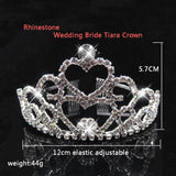 Bridal Crystal Tiara Headband for Women - Wedding Prom Princess Crown