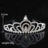 Bridal Crystal Tiara Headband for Women - Wedding Prom Princess Crown