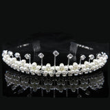 Princess Crown Bride Tiaras Hair Comb Jewelry Headband