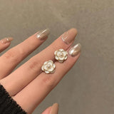 Simulated Pearl Earrings Set For Women - Ball Stud Earrings
