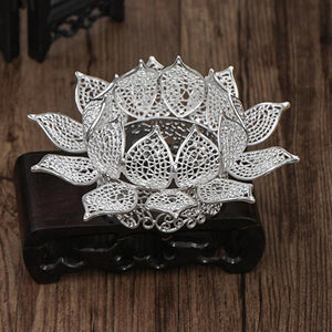 Lotus Shape Headband Tiara Crown Hair Accessories For Women