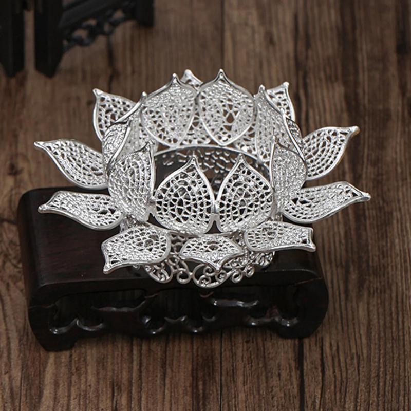 Lotus Shape Headband Tiara Crown Hair Accessories For Women