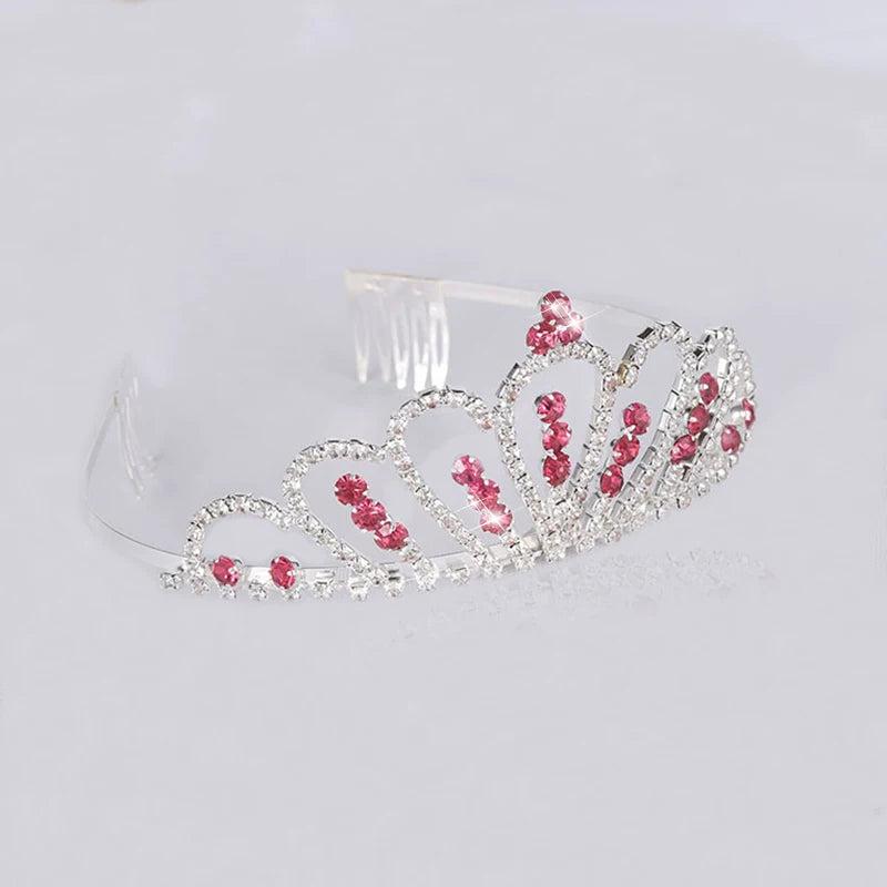 Rhinestone Wedding Tiara Crown Bridal Hair Accessory