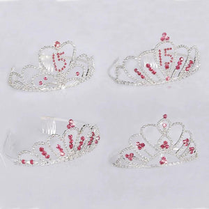 Rhinestone Wedding Tiara Crown Bridal Hair Accessory