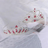 Rhinestone Wedding Tiara Crown Bridal Hair Accessory
