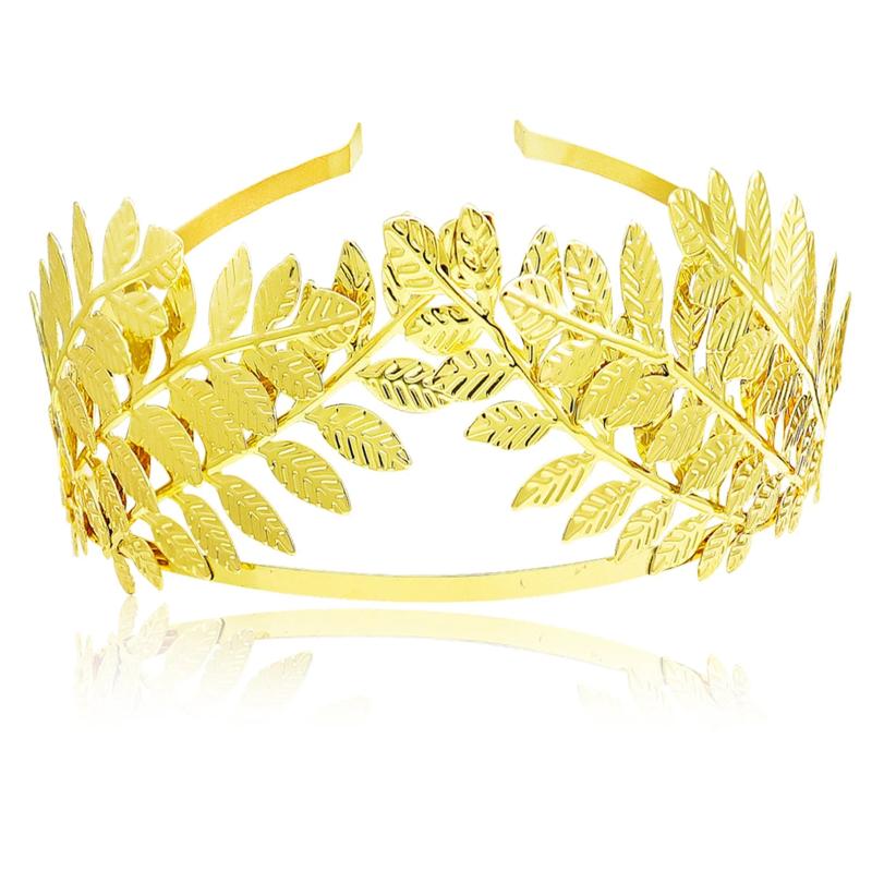 Vintage Leaf Headband Crown Headdress Goddess Greek Head Jewelry