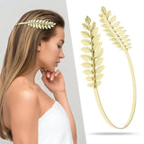 Vintage Leaf Headband Crown Headdress Goddess Greek Head Jewelry