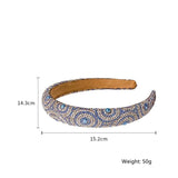 Purple Rhinestone Hairbands for Women Pearl Headwear Ladies Hair Accessories