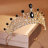 Black Bridal Party Crown Tiara