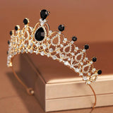 Black Bridal Party Crown Tiara