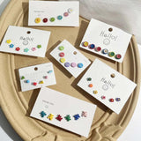 S925 Silver Needle Three Pieces Stud Earrings Set for Women