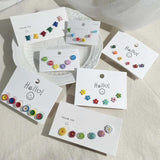 S925 Silver Needle Three Pieces Stud Earrings Set for Women