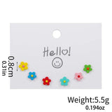S925 Silver Needle Three Pieces Stud Earrings Set for Women