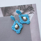 Vintage Polymer Clay Earrings Sets Women Jewelry Party