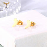 Africa Map Earrings 12 Pairs Stud Earring Set Stainless Steel Ear Piercing