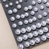 36Pairs Mixed Size Beads Round Pearls Earrings Set Stud Earrings