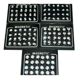 12 Pairs AAA CZ Wedding Stud Earrings Set Crystal Jewelry Earing Oorbellen