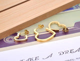 3Pcs/Set Stainless Steel Love Heart Earrings Bohemia Party Beach Earrings